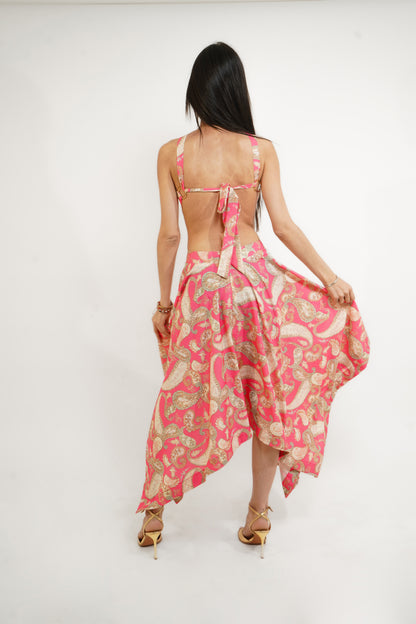 HALTER SHOULDER DRESS